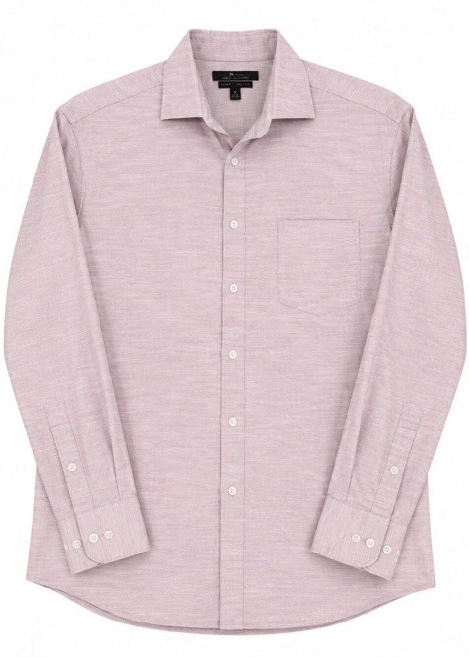 Mark Anthony Men’s Medium Pink Slim Fit Non Iron Dress Shirt Long Sleeve